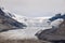 Athabaska Glacier on Icefield Parkway in all it\'s splendeur, Alb