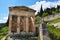 Athenian Treasury in Apollo Temple , Delphi , Greece