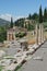 Athenian Treasury and the Stoa of the Athenians in Delphi, Greece