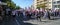 Athens demonstration people angry crowd flag street