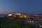 Athens Greece, Acropolis scenic twilight view