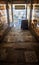 Athens Greece: April 17. 2018: Entrance to Athens souvenir shop with interesting vintage flooring