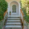 Athens Greece, elegant house arched entrance