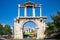 Athens Greece. Handrian gate in the city center, sunny day