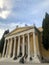Athens, Greece - November 30, 2019: The Zappeion building, located in the National Garden in Athens