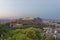 Athens Greece, Parthenon and Acropolis panoramic view in the twilight