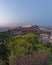 Athens Greece, Parthenon and Acropolis panoramic view in the twilight