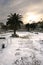 Athens, Greece - The Roman Forum in Snow