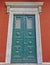 Athens, neoclassical green door