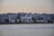 Athens, September 6th: Piraeus Port Panorama at the sunrise from Athens in Greece