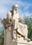 Athens - The statue of Socrates in front of National Academy building