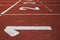 Athlectics Track Lane Numbers