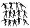 Athlete Discus Thrower Activity Sport Silhouettes