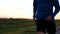The athlete\'s body of a runner close-up while Jogging