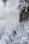 Athletes at Manyavsky waterfall fell into an avalanche