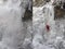 Athletes at Manyavsky waterfall fell into an avalanche