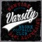 Athletic Dept. New york; Varsity Sport vector print and varsity.