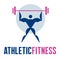 Athletic Fitness - Vector Logo Temlate