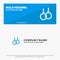 Athletic, Ring, Sport, Healthcare SOlid Icon Website Banner and Business Logo Template