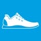 Athletic shoe icon white