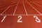 Athletics Track Lane Numbers