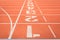 Athletics Track Lane Numbers