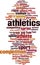 Athletics word cloud