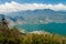 Atitlan lake in Guatemala. The closest village is San Pedro, picture taken from San Pedro volcan