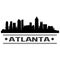 Atlanta Skyline City Icon Vector Art Design