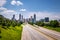 The Atlanta skyline from the Jackson Street Bridge