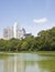 Atlanta towers and Cloud Past Green Lake