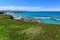 Atlantic blossoming coastline Spain.