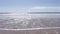 Atlantic coast at Rocha Baixinha Beach. Low tide seascape