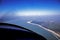 Atlantic ocean aerial view