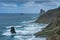 , atlantic ocean, Canary Islands, Waves on the rocky coast
