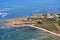 Atlantic ocean, clouds, oleron, atlantic ocean fort boyard, storm, birds, lighthouse