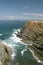 Atlantic ocean coast cliff at Sardao cape (Cabo Sardao)