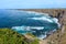 Atlantic ocean coast landscape Algarve, Portugal.