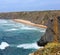 Atlantic ocean coast landscape Algarve, Portugal.