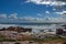 Atlantic ocean coastline by Cape of good hope