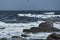 Atlantic ocean coastline by Cape of good hope