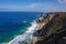 Atlantic ocean coastline view from Cabo da Roca Cape Roca is a cape which forms the westernmost extent of mainland Portugal