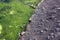 Atlantic Ocean, contrast pebbles and mud