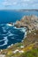 The atlantic ocean at the Pointe de Dinan, a cape on Crozon peninsula in FinistÃ¨re, Brittany France