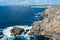 The atlantic ocean at the Pointe de Pen-Hir, a cape on Crozon peninsula in Finistère, Brittany France