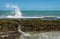 Atlantic Ocean reef seascape, Recife beach, Brazil