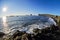 Atlantic Ocean and rocky south coast Iceland