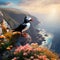 Atlantic Puffin  Made With Generative AI illustration