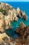 Atlantic rocky coastline (Ponta da Piedade, Lagos, Algarve, Port
