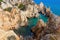 Atlantic rocky coastline (Ponta da Piedade, Lagos, Algarve, Port